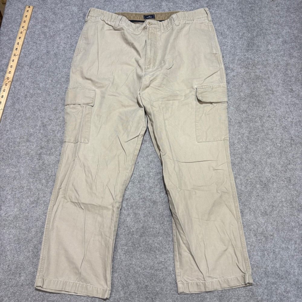 Dockers Mens Cargo Pants Khaki Tan Cotton Canvas Straight Leg 40x30 W40 L30